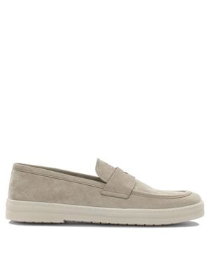 Prada Suede Moccasins - Grey