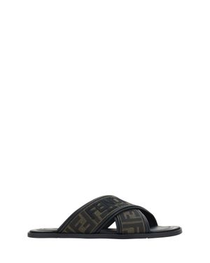 Fendi Ff Sandals - Black
