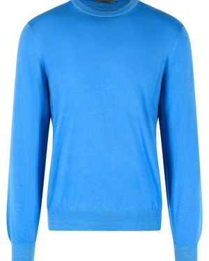 Gran Sasso Light Cashmere Jumper - Blue