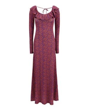 Kristina Ti Jersey Dress - Purple