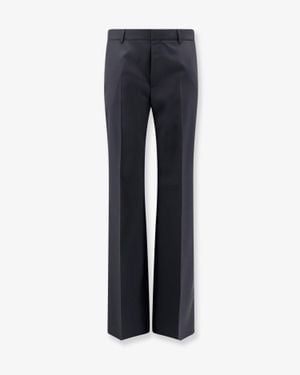 Celine Wool And Mohair Trousers - Blue