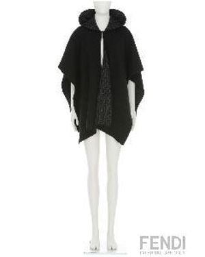 Fendi Cashmere Blend Scarf - Black