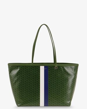Tory Burch The Racer Tote Shoulder Bag - Green