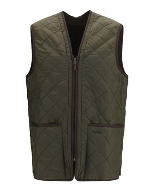Barbour Polarquilt Quilted Zip Vest - Green