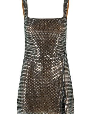 Self-Portrait Self Portrait 'Rhinestone' Polyester Dress - Multicolour