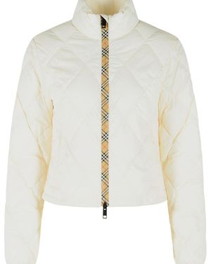 Burberry 'Bramford' Ivory Nylon Jacket - White