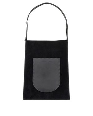 Phoebe Philo 'Glove' Suede Leather Tote Bag - Black