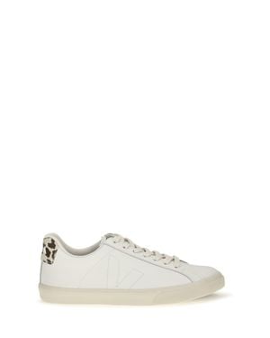 Veja Esplar Leather Trainers Pierre - White