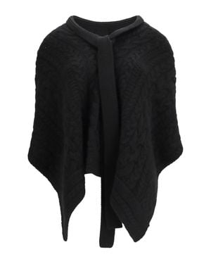 Ermanno Scervino Cashmere Cape - Black