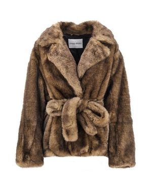 Stand Studio Silena Faux Leather Jacket - Brown
