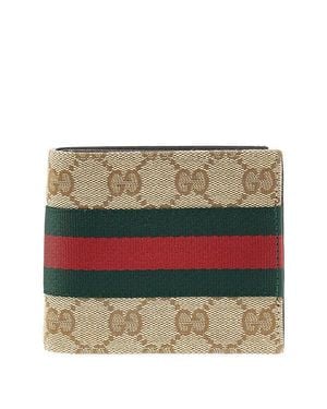 Gucci Original Gg Bi-Fold Wallet - Green