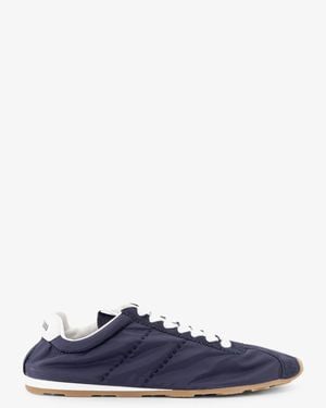 Miu Miu Nylon And Suede Trainers - Blue