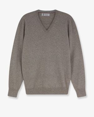 Brunello Cucinelli Cashmere Jumper - Grey