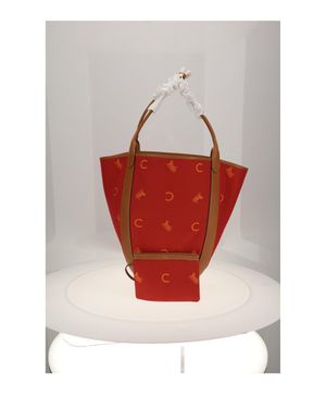 Celine Bucket Bag- Cotton - White