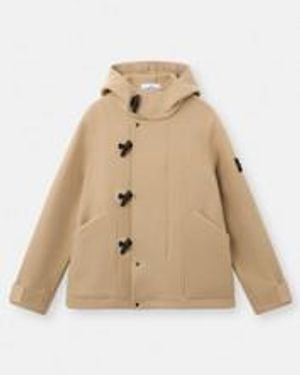 Stone Island Wool Cashmere Jacket - Natural
