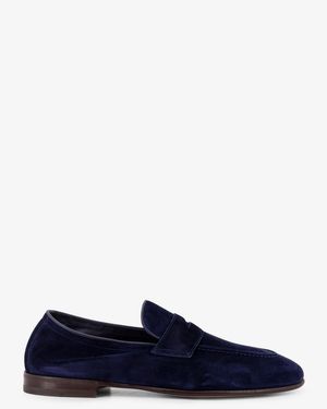 Brunello Cucinelli Suede Loafers - Blue