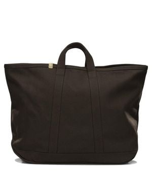 Visvim "Canvas Rime Tote L" Large Hand Bag - Black