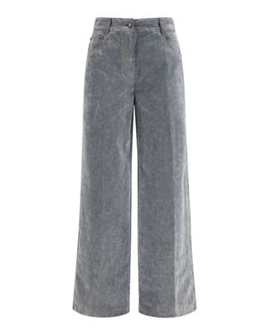 forte_forte Forte_Forte Wide Leg Jeans - Grey