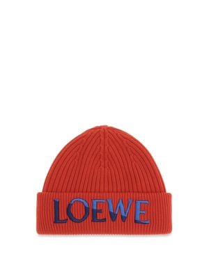 Loewe Wool Beanie - Red