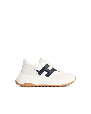 Hogan Hi-Fi Leather Trainers - White