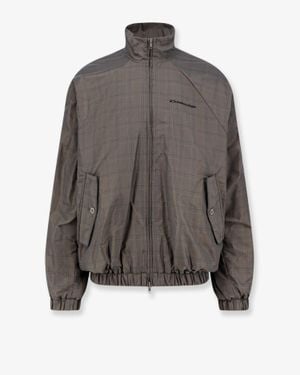 Balenciaga Madras Nylon Jacket - Grey