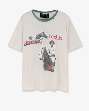 PALY Cotton T-Shirt Ivory - White