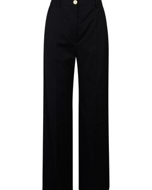 Patou Virgin Wool Trousers - Black