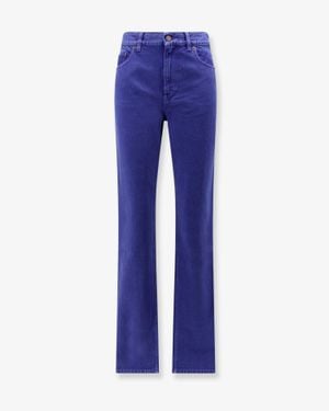 Chloé Cotton Trousers - Blue
