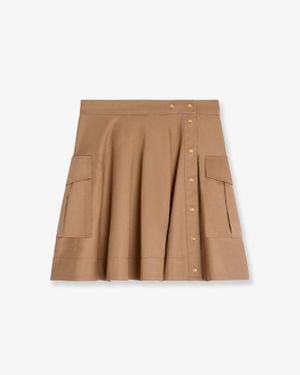 Celine Cotton Skirt - Natural