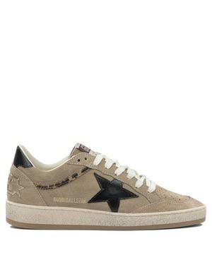Golden Goose Ball Star Low-Top Trainers - Brown