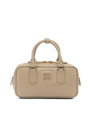 Miu Miu "Arcadie" Small Handbag - Natural