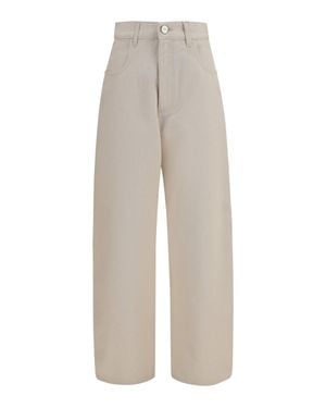 Rohe Berber Straight-Leg Jeans Ecru - White