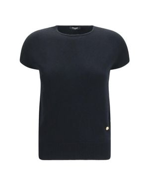 Balmain Jumper Wool And Cashmere - Black