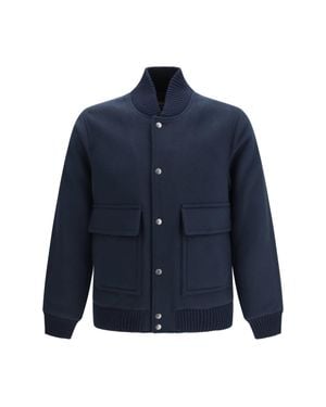 Woolrich Miles Wool-Blend Jacket - Blue
