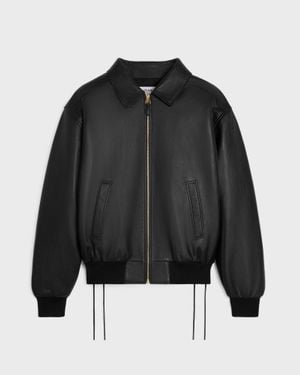 Celine "Aviator" Blouson Jacket - Black