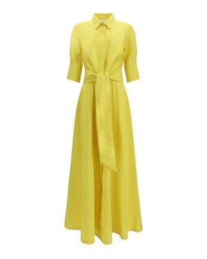 Sara Roka Marysole Long Dress - Yellow