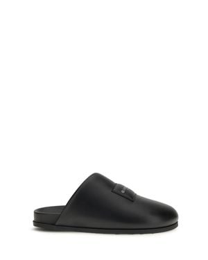 Givenchy Leather Mules - Black