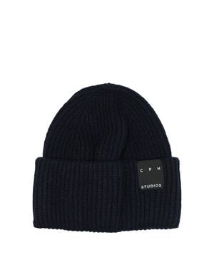 COPENHAGEN Wool Polyamide Beanie - Blue