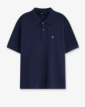 Stussy Classic Cotton Polo Shirt - Blue