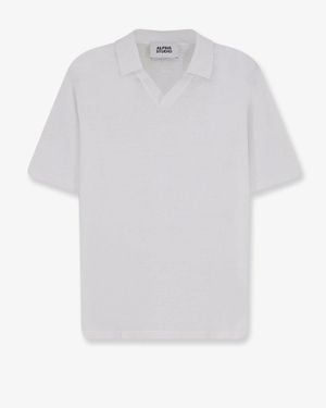 Alpha Studio Polo Shirt Cotton - White