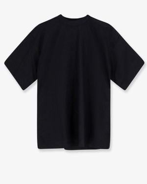 Hevò Ripalta Linen And Viscose Blend T-Shirt - Black