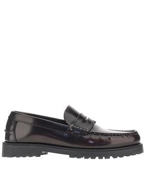 Bianco 'Biagreg' Leather Loafers - Black