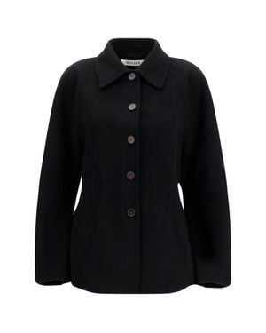 Rohe Jacket Sculptural Oversized-Sleeve - Black