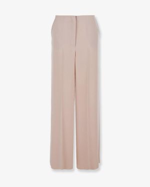 Pinko Limoncello Satin Trousers - Natural
