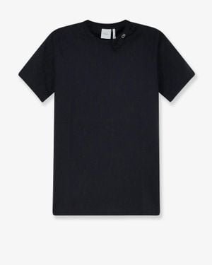 Dior Cotton T-Shirt With Grosgrain Bow - Black