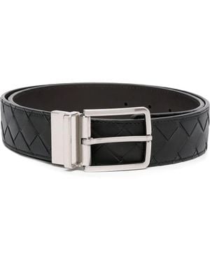 Bottega Veneta Cintura Reversibile - Black