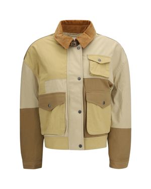 Isabel Marant Marant Etoile Risla Cotton Jacket - Metallic