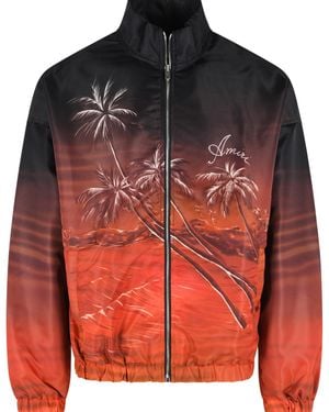 Amiri 'Palms' Bomber Jacket - Orange