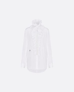 Dior Removable Collar Shirt - White