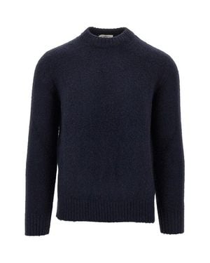 Piacenza 1733 Silk And Cashmere Blend Jumper - Blue